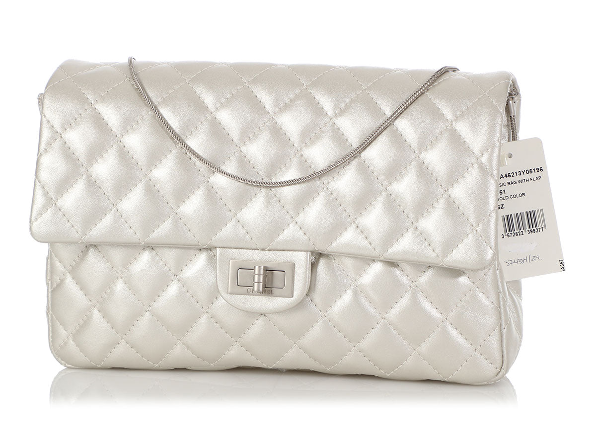 Trendy CC Green Lambskin Quilted Light Gold Hardware
