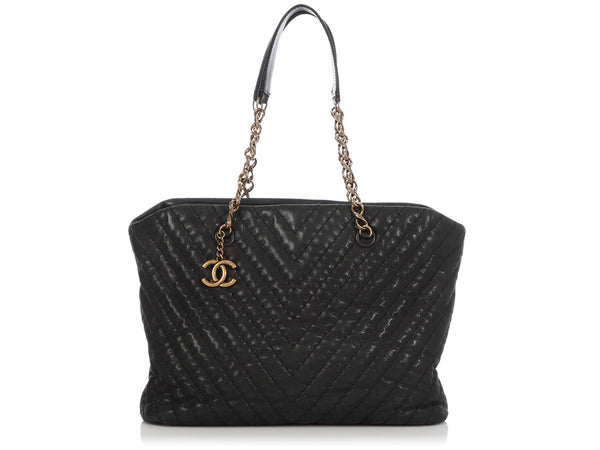 Chanel Small Black Quilted Grained Calfskin Drawstring Bucket Bag by Ann's Fabulous Finds
