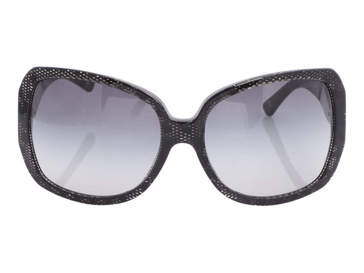 Chanel Black Lace Sunglasses - Ann's Fabulous Closeouts
