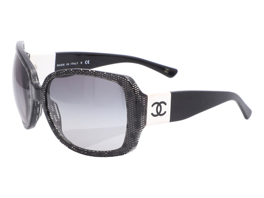 Chanel Black Lace Sunglasses