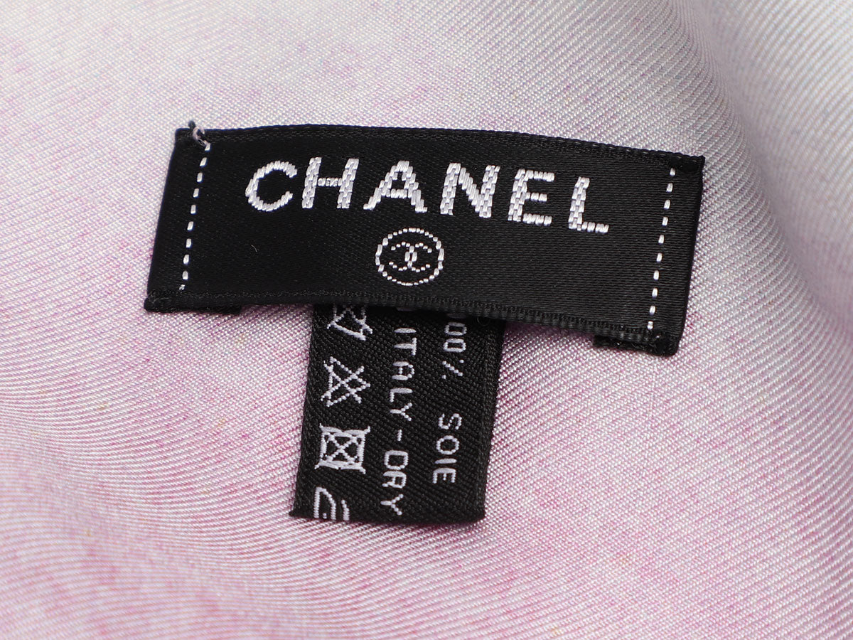 Chanel Multicolor Silk Shawl - Ann's Fabulous Closeouts