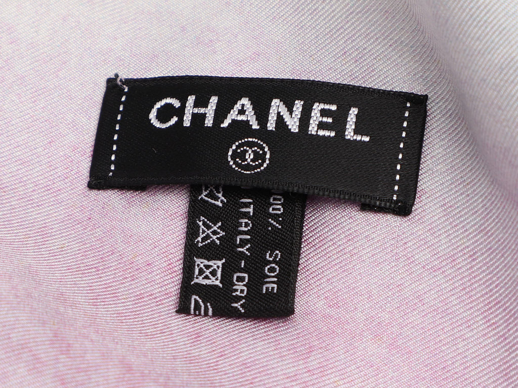 Chanel Multicolor Silk Shawl