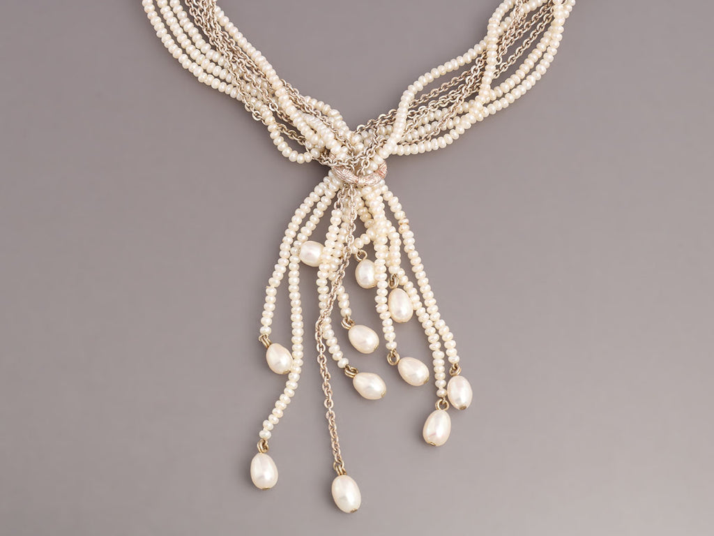 Sterling Silver and Pearl Necklace