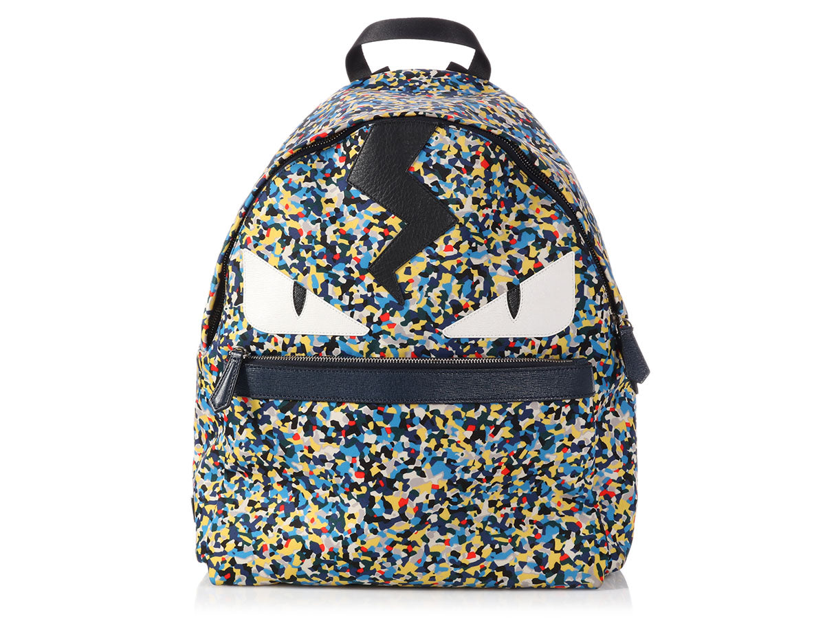fendi mini monster plush backpack Fendi Confetti Monster Backpack
