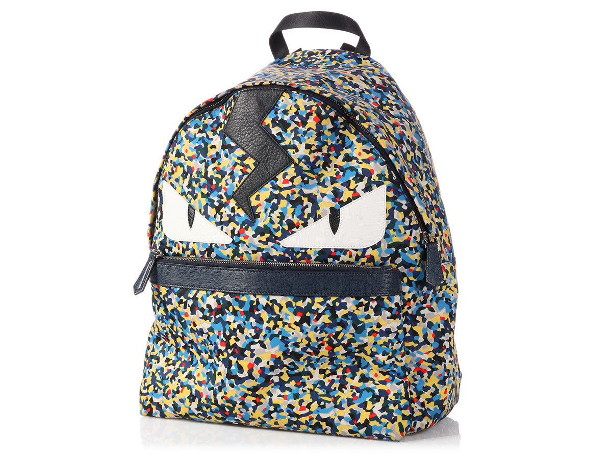 fendi mini backpack monster Fendi Confetti Monster Backpack
