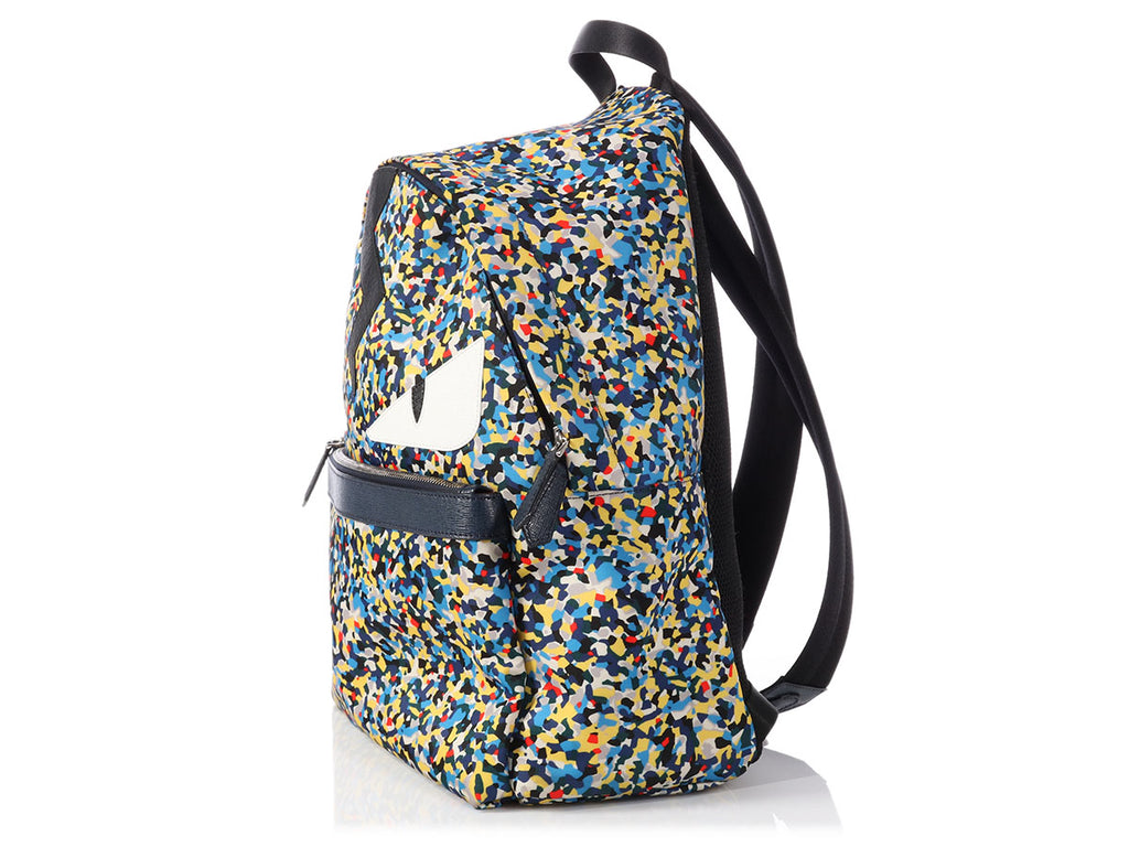 fendi mini monster plush backpack Fendi Confetti Monster Backpack