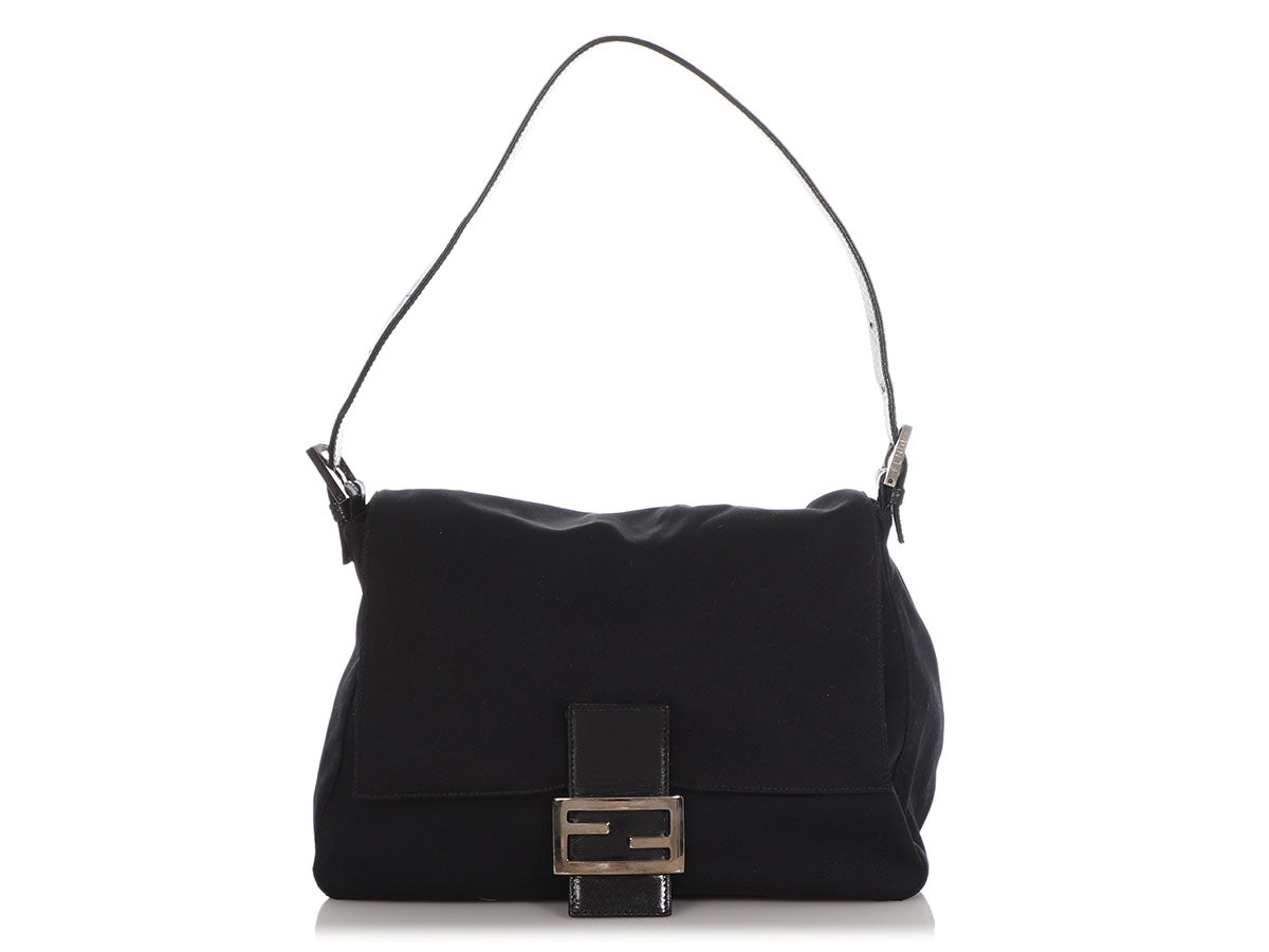 FENDI: clutch bag with FF print - Black  Fendi briefcase 7VA491 A9XS  online at