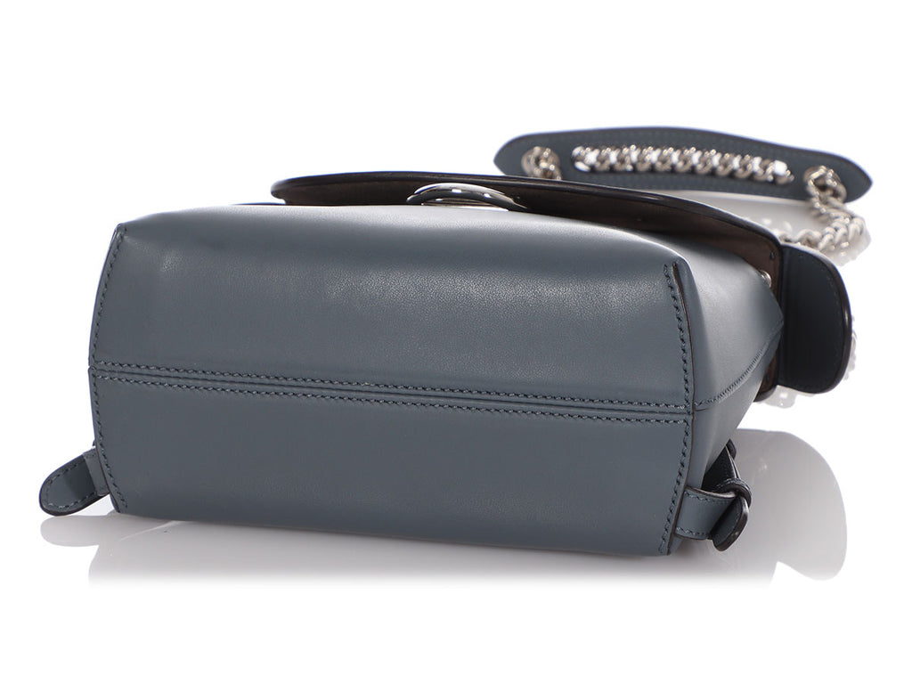 fendi mini backpack back to school grey Fendi Mini Gray Calfskin Back To School Convertible Backpack