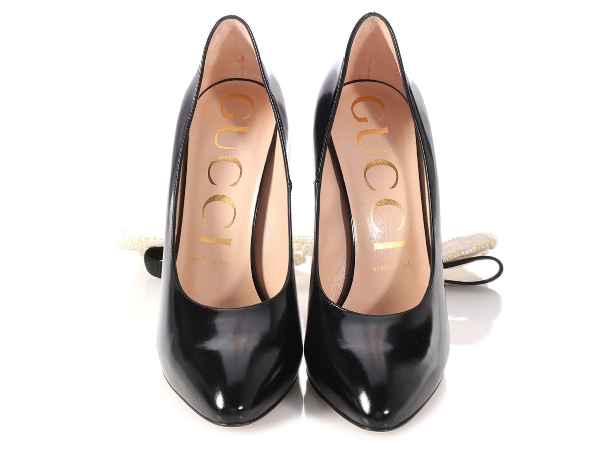 Louis Vuitton, Shoes, Louis Vuitton Patent Leather 5 Heels With Fabulous  Embellishments