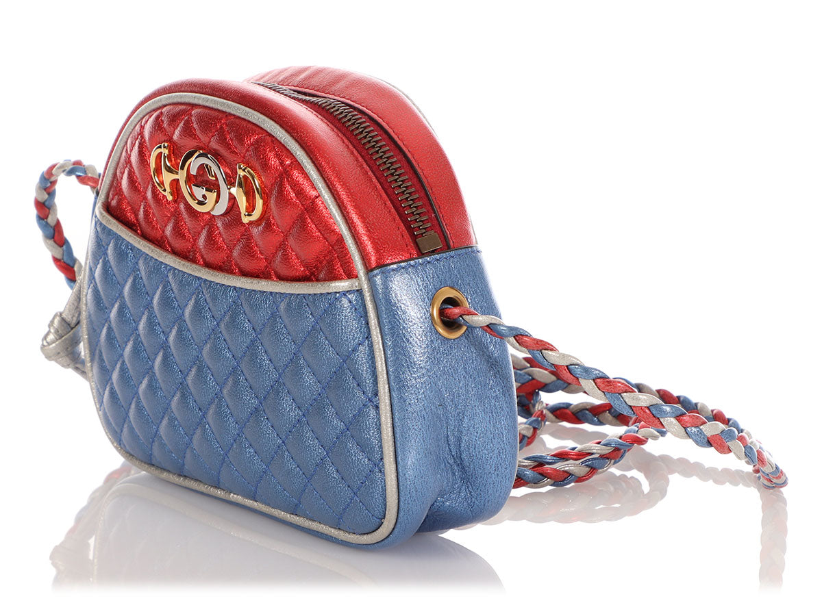Gucci Quilted Leather Trapuntata Small Shoulder Bag (SHF-20180