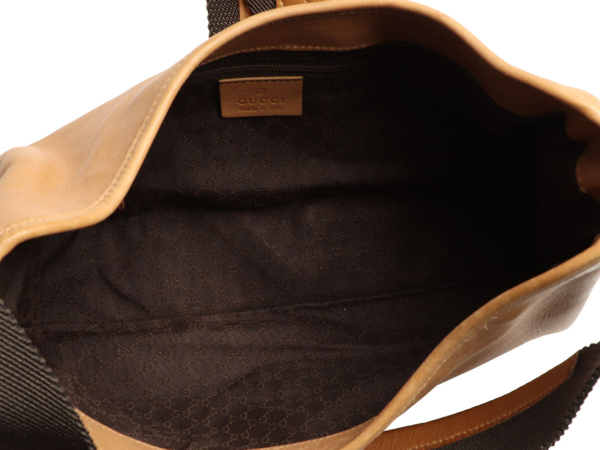 gucci leather tote bag