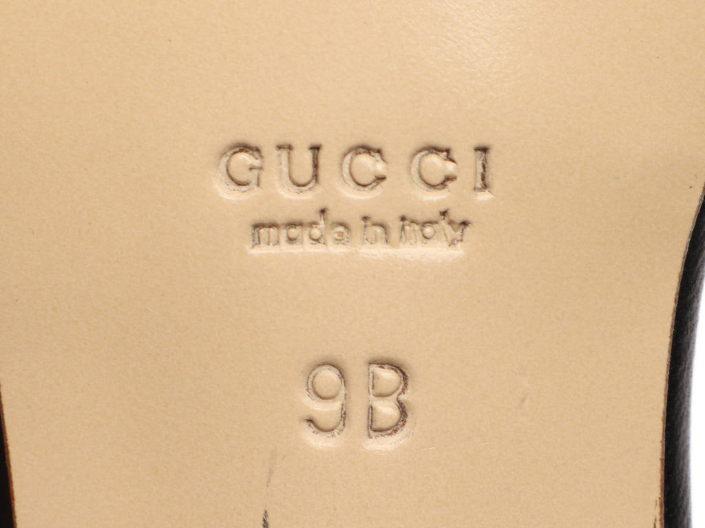 Gucci Black Strappy Sandals