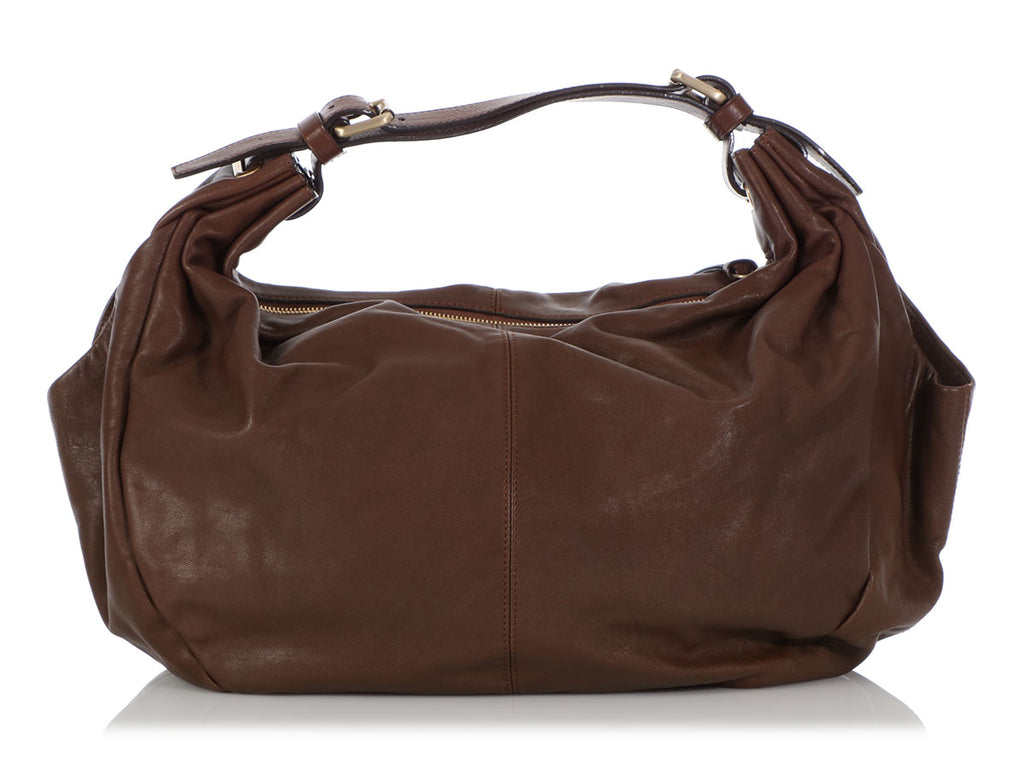 Givenchy Medium Brown Leather Hobo