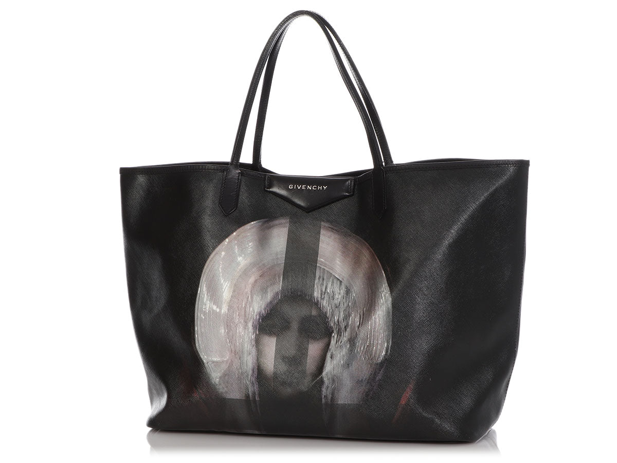 Givenchy Antigona Rottweiler Leather Clutch Bag