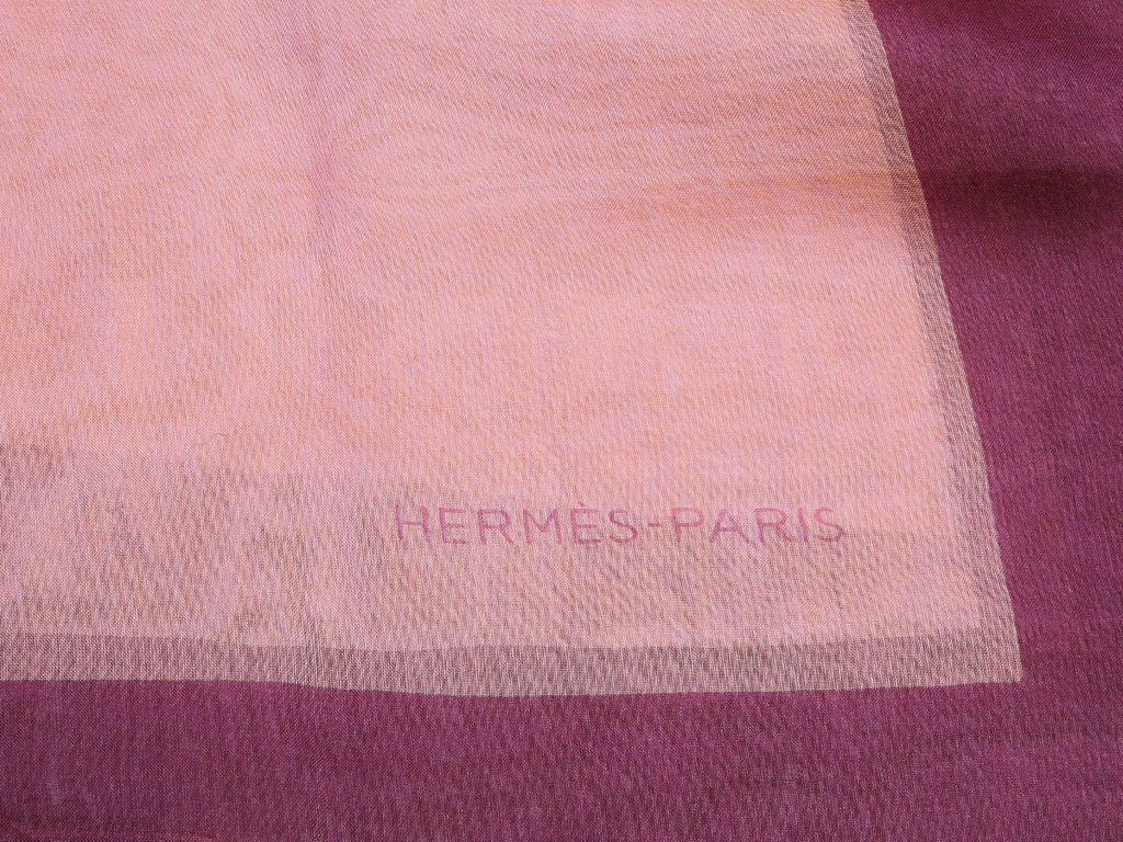 Hermès’ Purple Delgrade Scarf