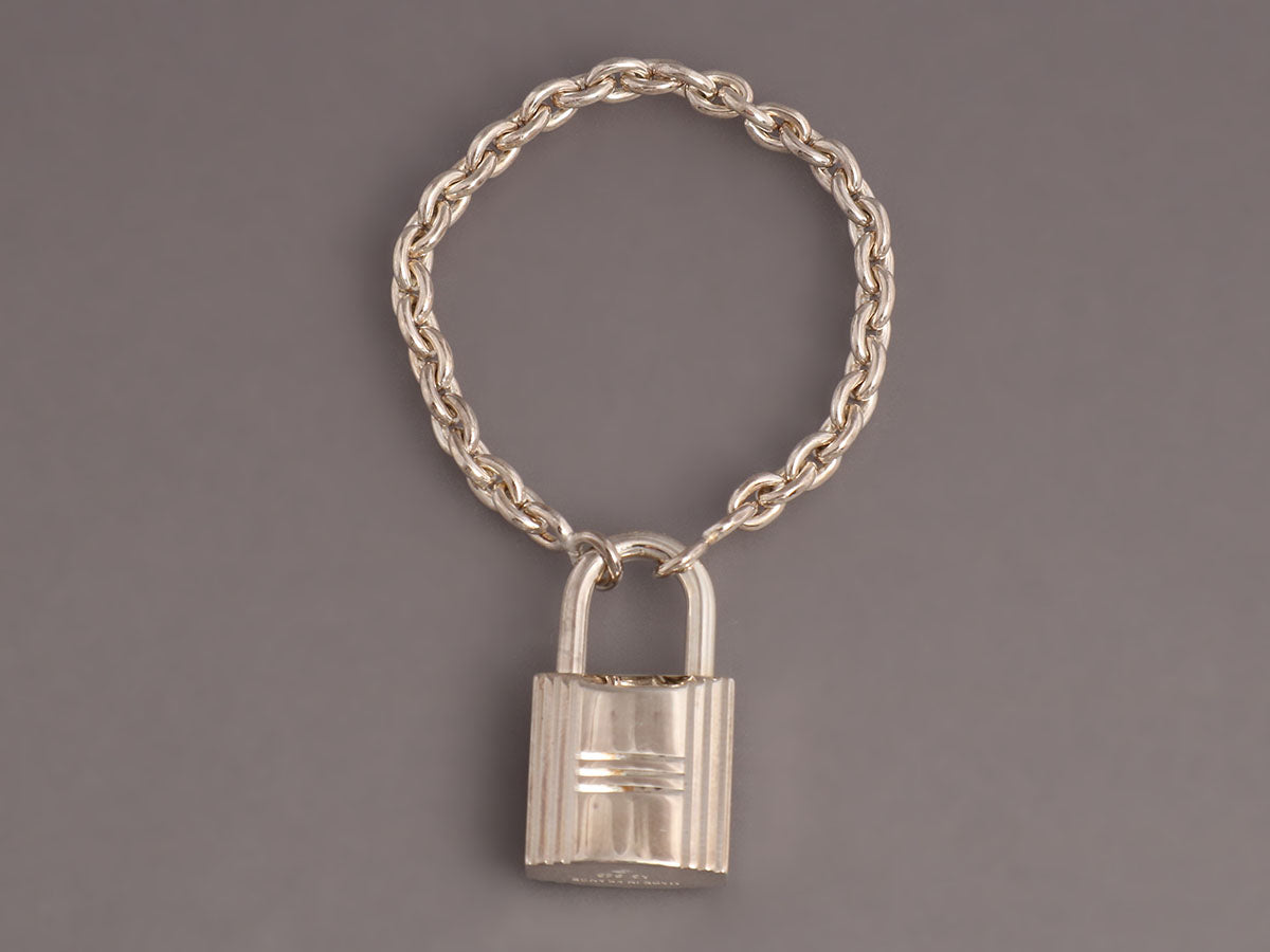 Small Sterling Silver Padlock Necklace, 100% Sterling Silver, Silver