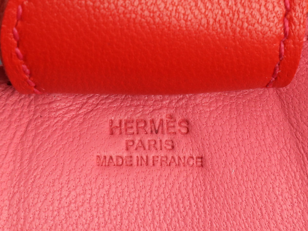Hermès Orange Lambskin Grigri Rodeo Horse Bag Charm - Ann's Fabulous  Closeouts