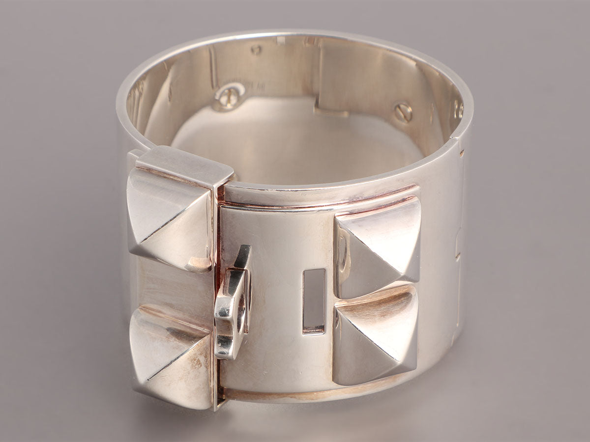 Louis Vuitton Lock It Sterling Silver Adjustable Cord Bracelet
