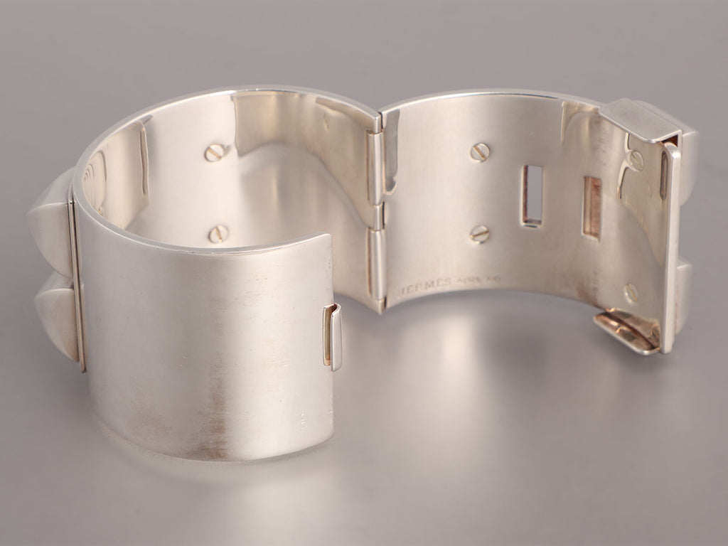 Hermès Sterling Silver Collier de Chien CDC Bracelet