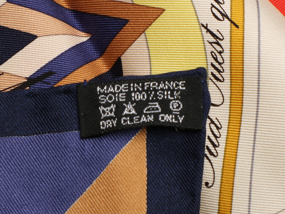 Hermès La Rose des Vents Silk Scarf 90cm - Ann's Fabulous Closeouts