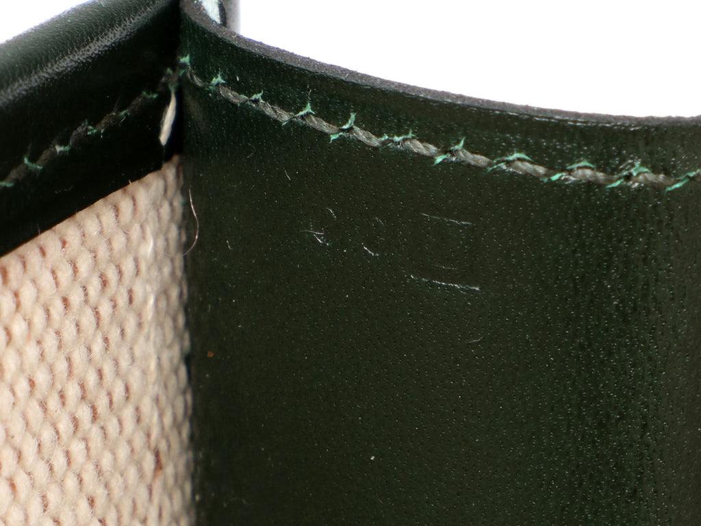 Hermès Green Box Leather Jigé PM