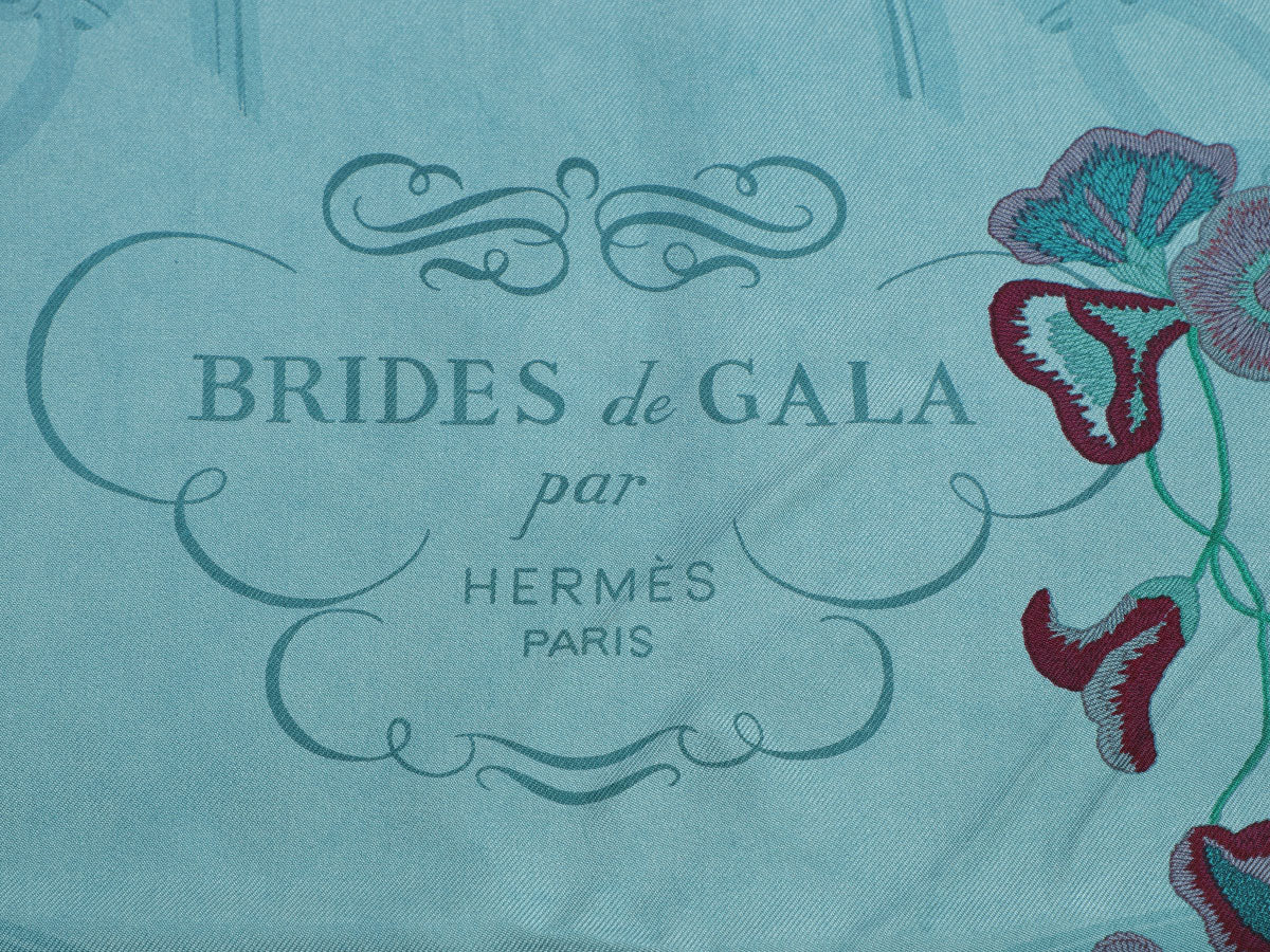 POUPI Hermes Brides de Gala Double Face Twill Scarf 90 x 90 cm, New! - poupishop