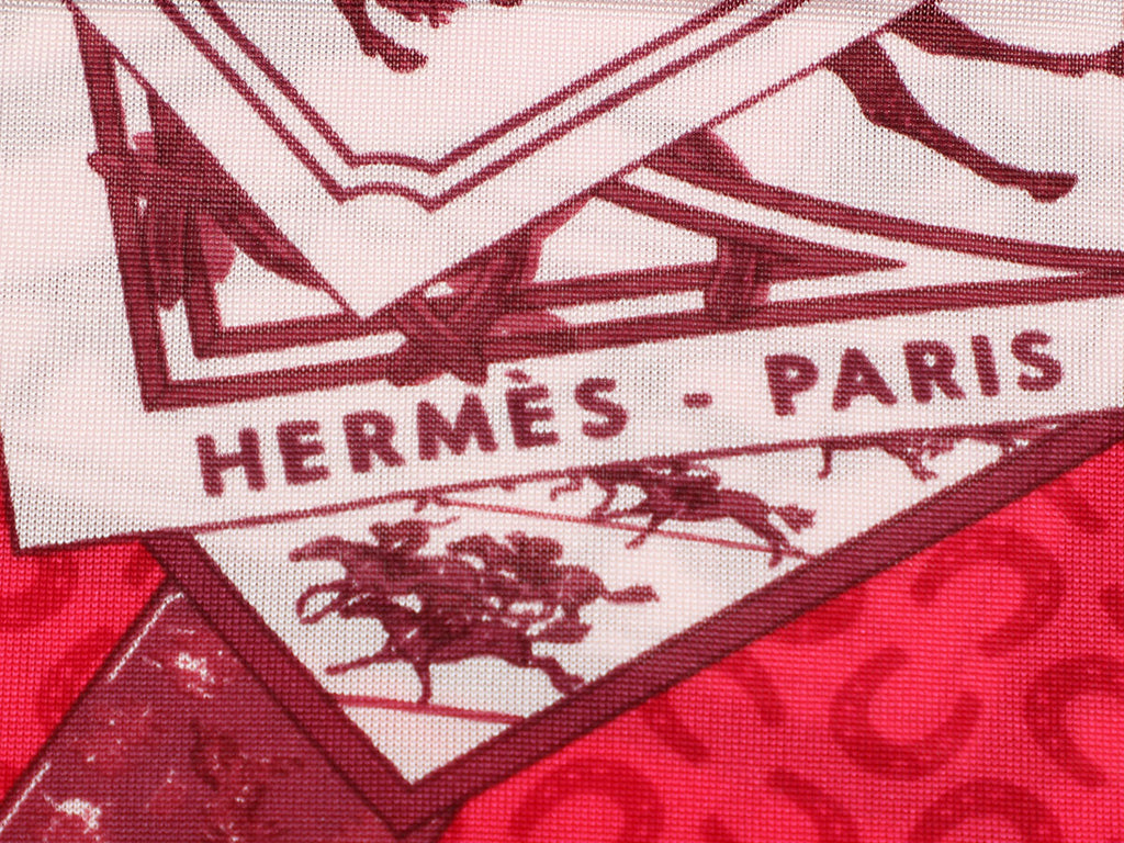 Hermès A Cheval Sur Mon Carré Jersey Scarf 90cm