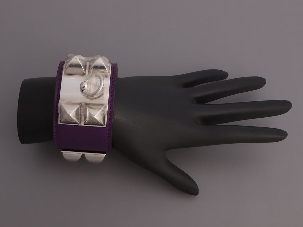 Hermès Iris Swift Collier de Chien CDC Bracelet