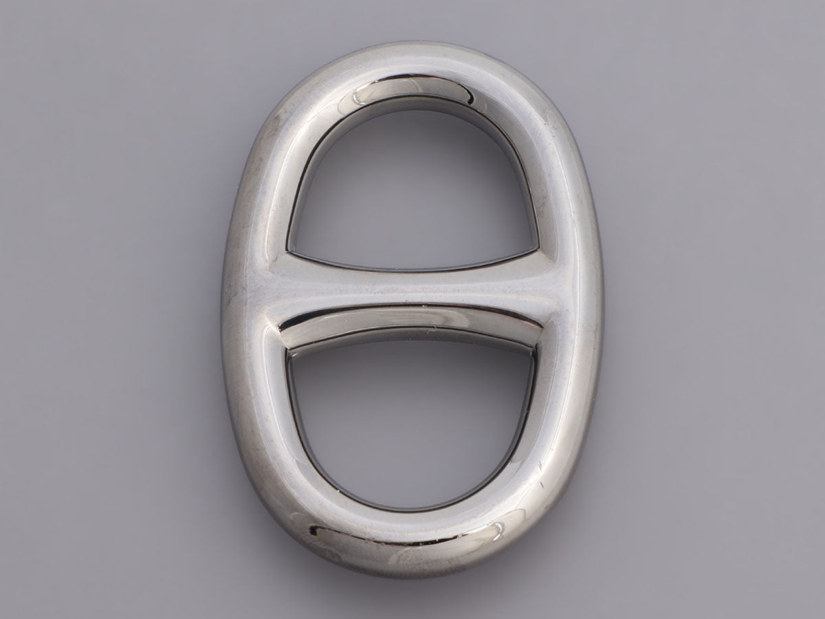 Hermès Palladium Mors Scarf Ring