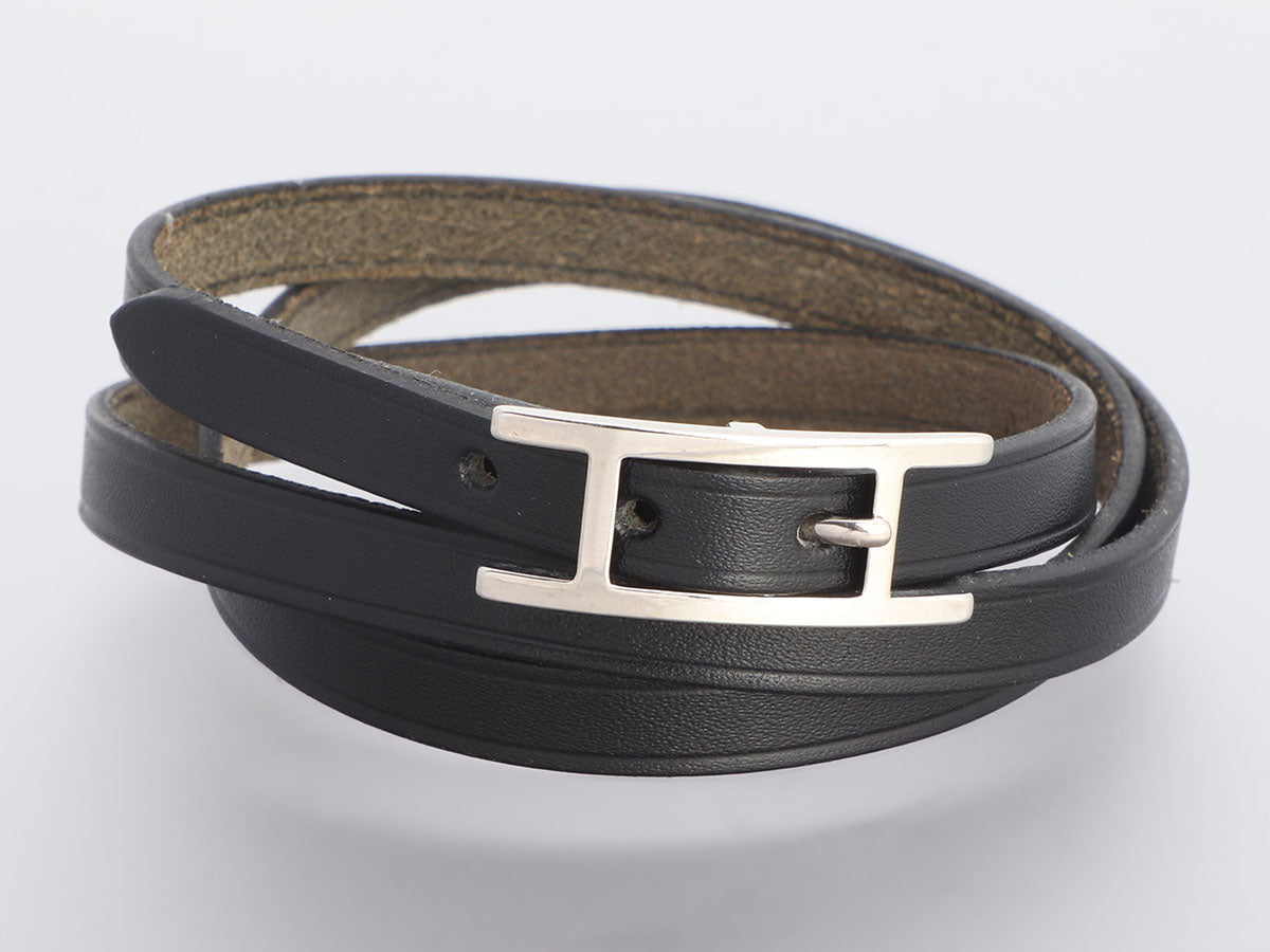 Louis Vuitton Black Wish Wrap Bracelet - Ann's Fabulous Closeouts