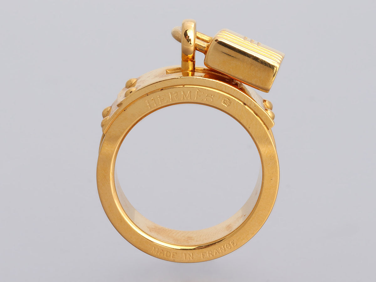 Hermes Loop Charms Cadenas Scarf Ring (SHG-32325) – LuxeDH