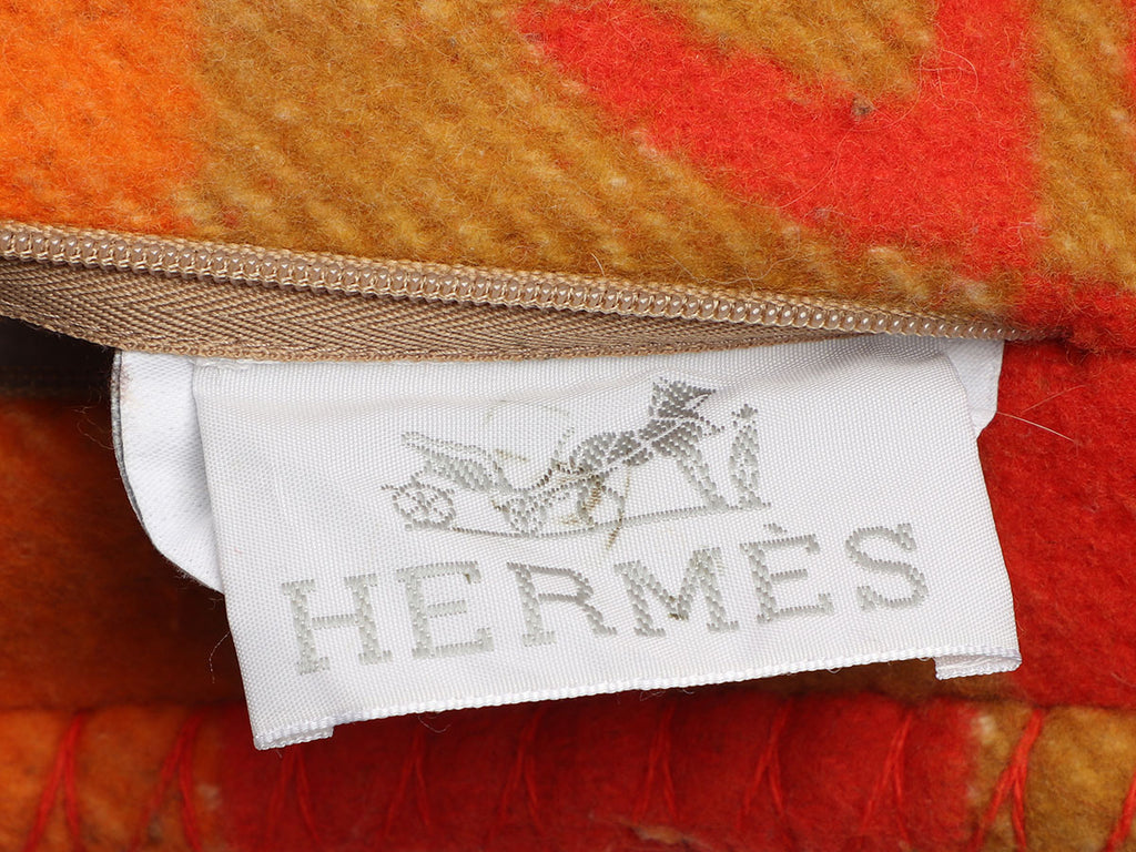 Hermès Optique Chaîne d'Ancre Throw Pillow