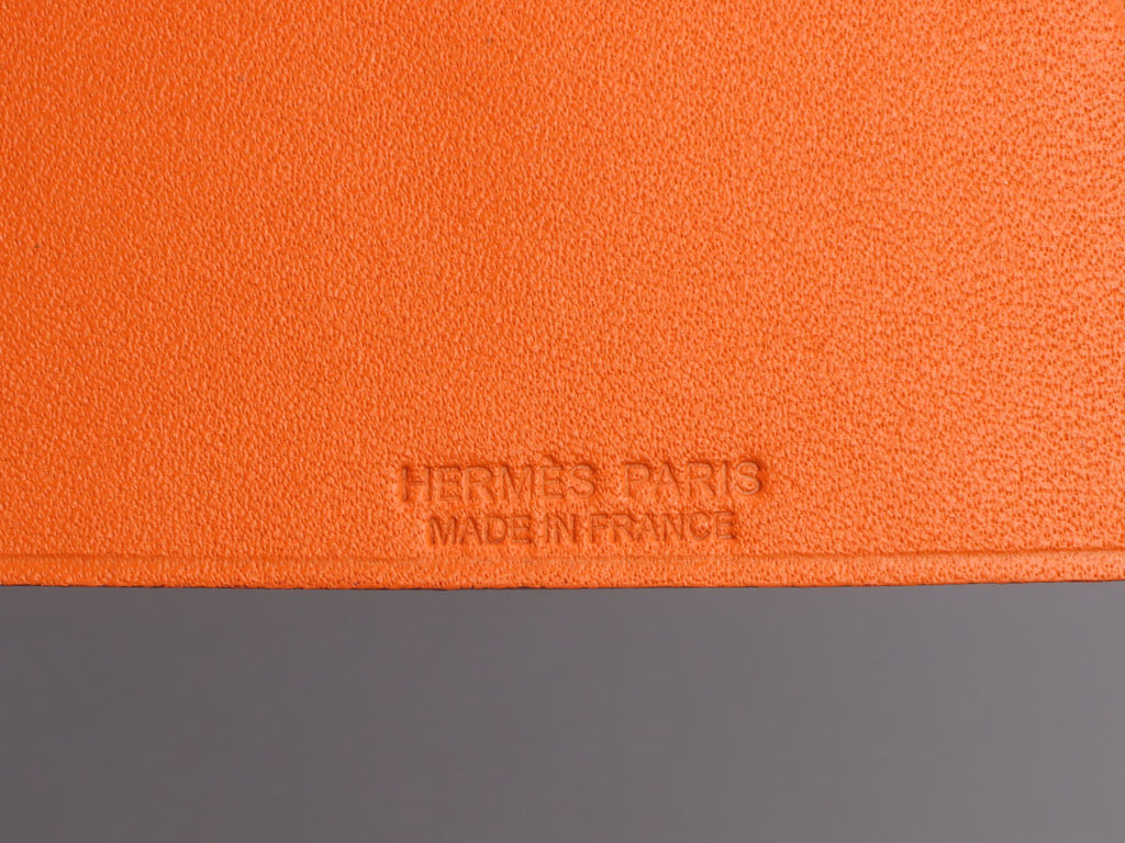 Hermès Two-Tone Leather Samarcande Horse Bag Charm