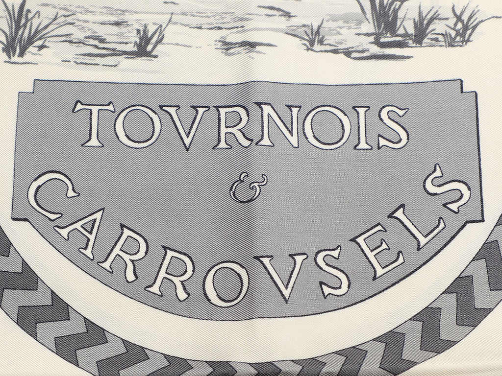 Hermès Tournois et Carrousels Silk Scarf 90cm
