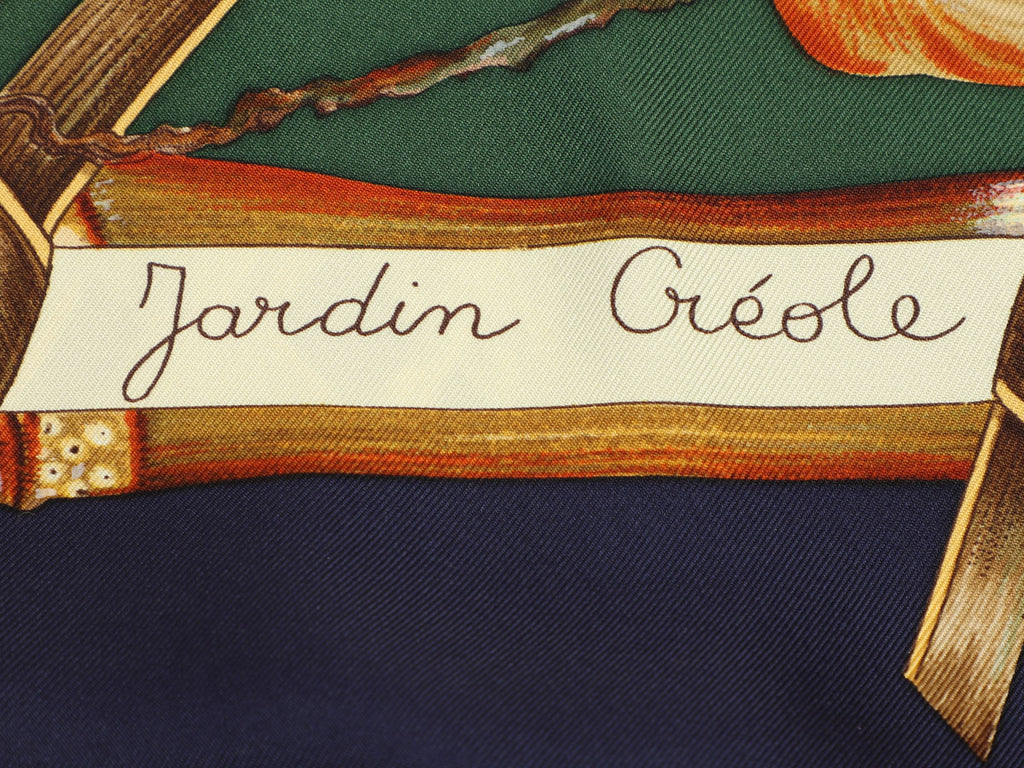 Hermès Jardin Creole Silk Scarf 90cm