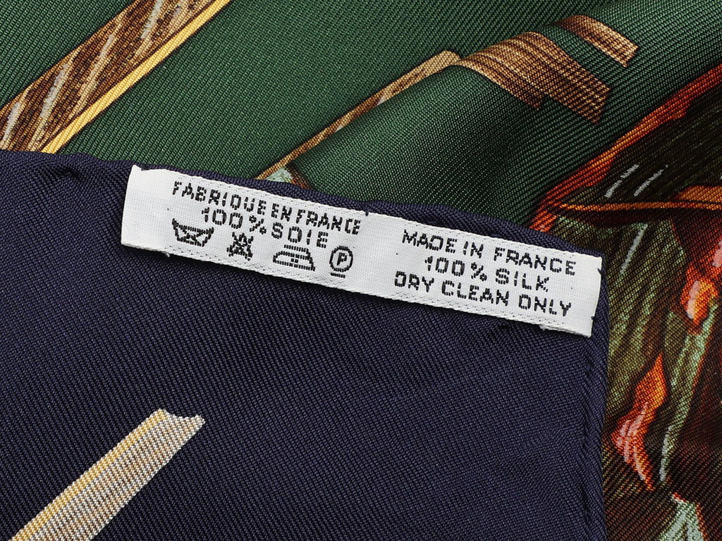 Hermès Jardin Creole Silk Scarf 90cm