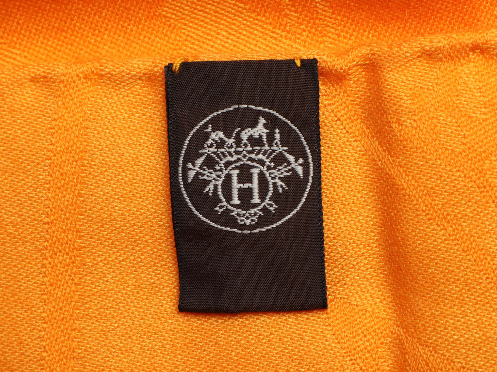 Hermès New-Libris Cashmere Silk Stole
