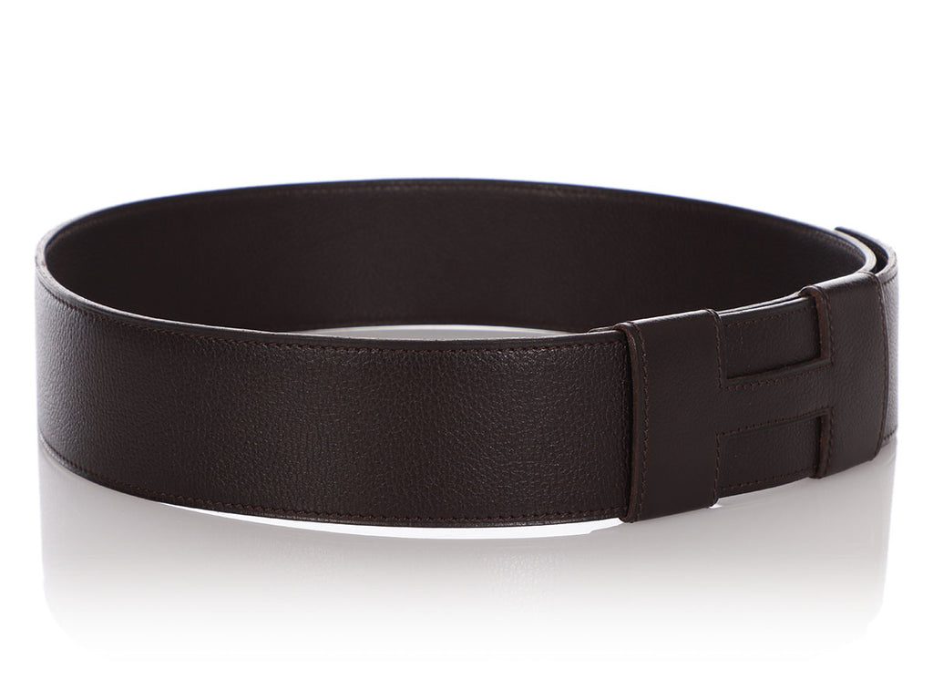 Hermès Ebène Java Leather Belt
