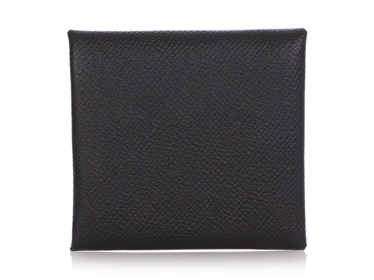 Hermes Backpocket Pouch 25 Black Togo with Palladium Hardware | Mightychic