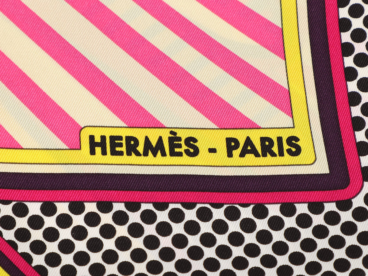 Hermès Pink Pegase Pop Silk Scarf Hermes | The Luxury Closet