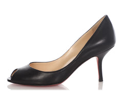 Black peep toe online louboutins