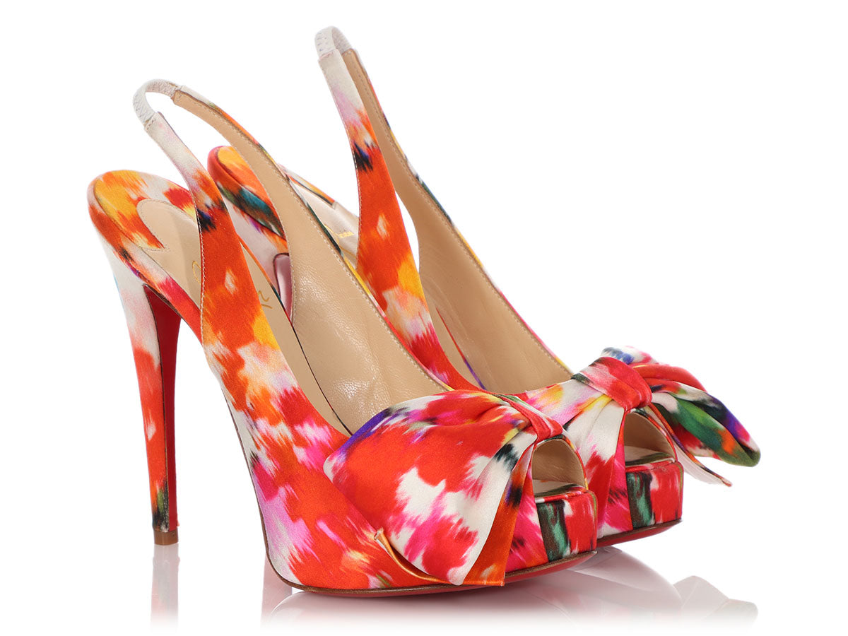Christian Louboutin Floral Red Bottoms  Louis vuitton shoes heels, Red  bottoms, Louis vuitton shoes