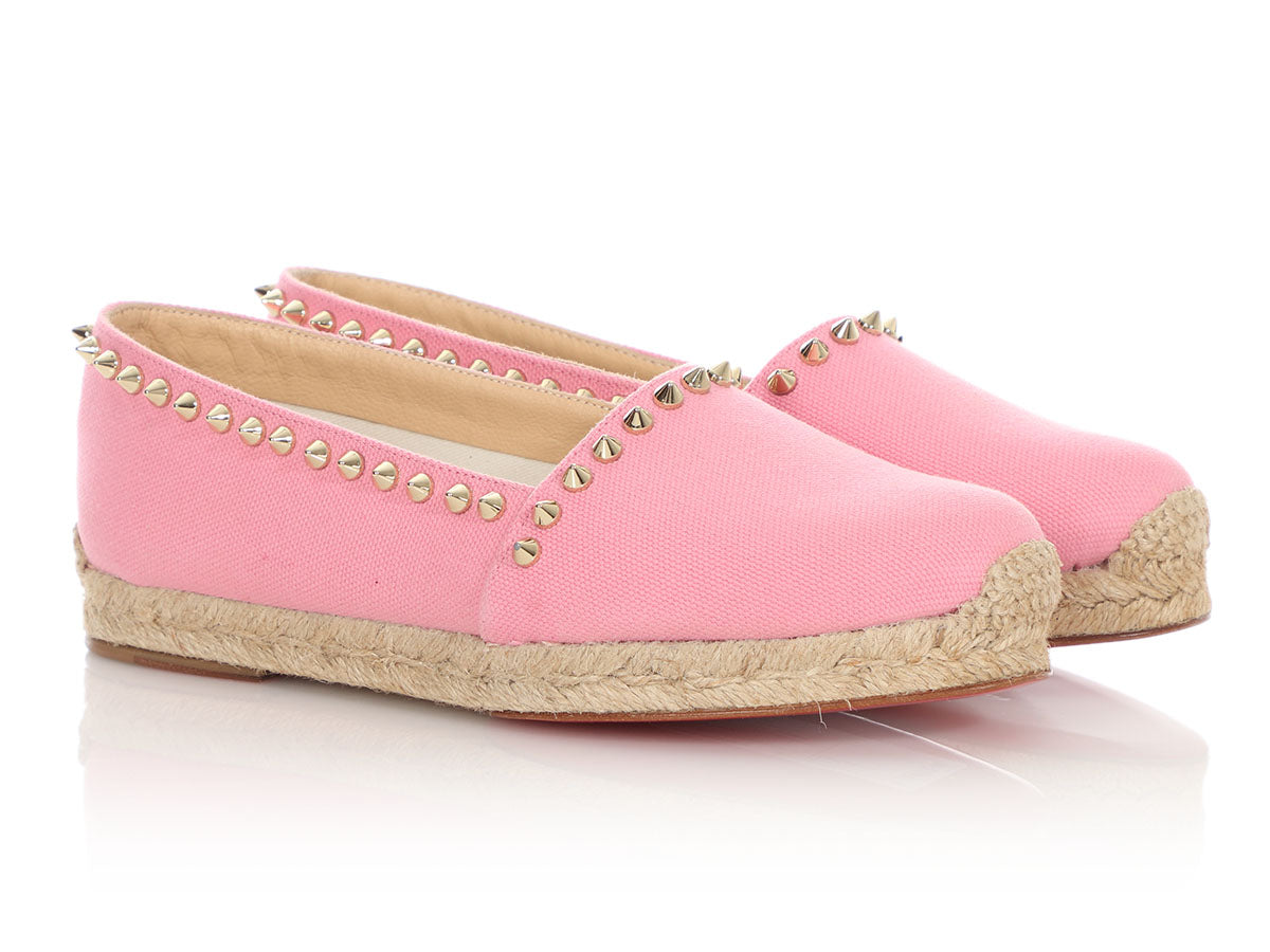 Louis Vuitton Canvas Printed Espadrilles - Pink Flats, Shoes - LOU780235