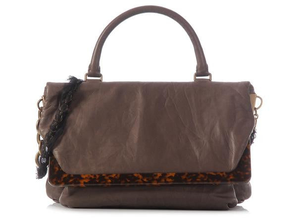 Tod's Leopard Print Pony Hair Crossbody - Ann's Fabulous Closeouts