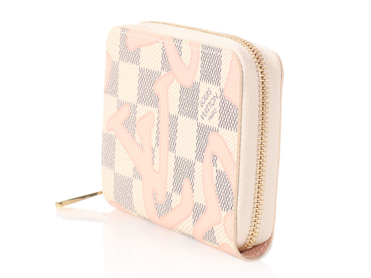 Louis Vuitton Pink Rose Monogram Denim Zippy Wallet Long Zip