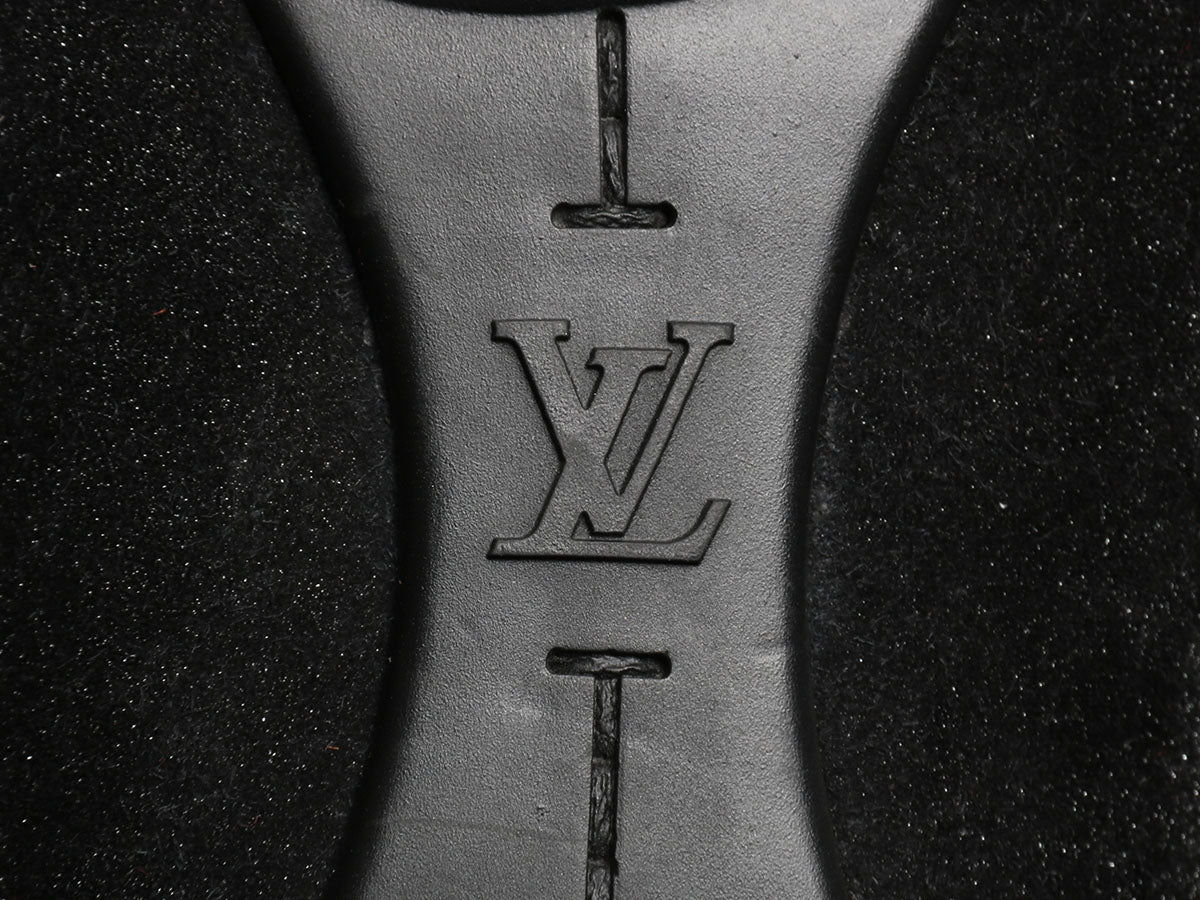 Louis Vuitton Oxford Flat ballerinas in black suede, taille 41