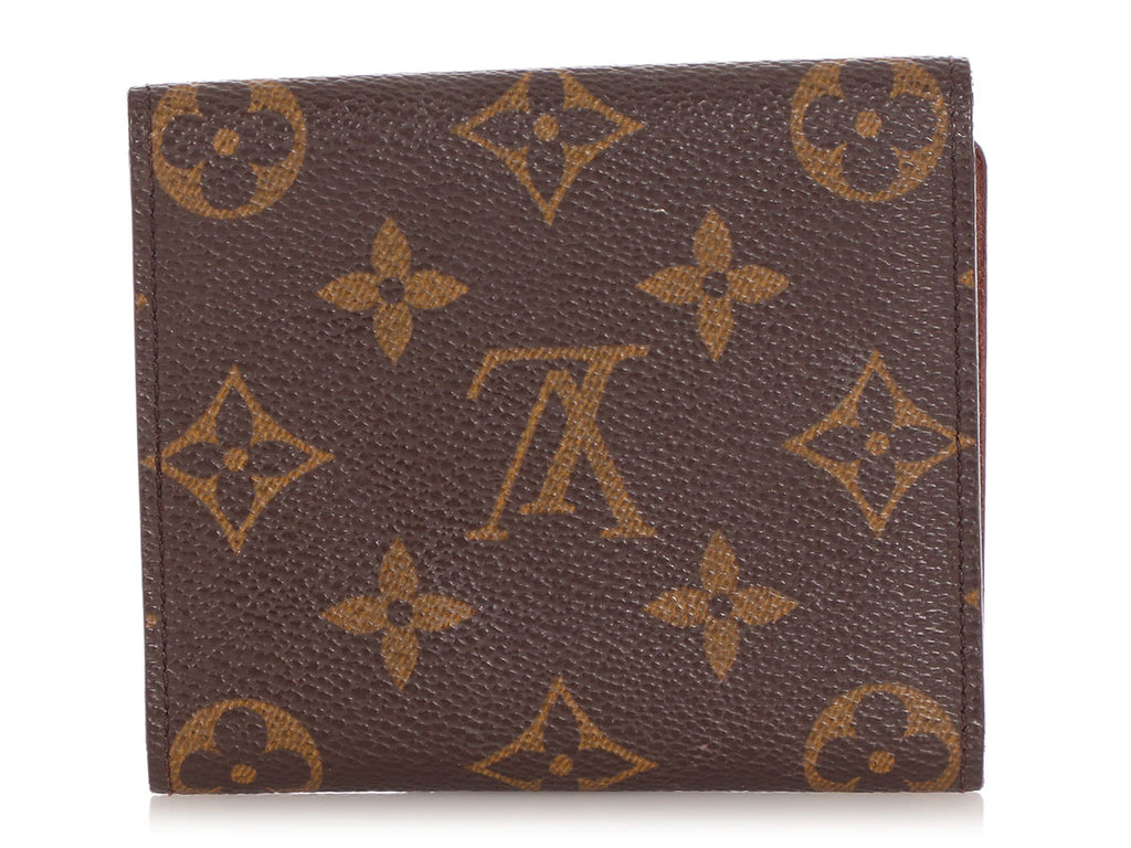 Louis Vuitton Monogram Photo Card Holder Wallet Case 
