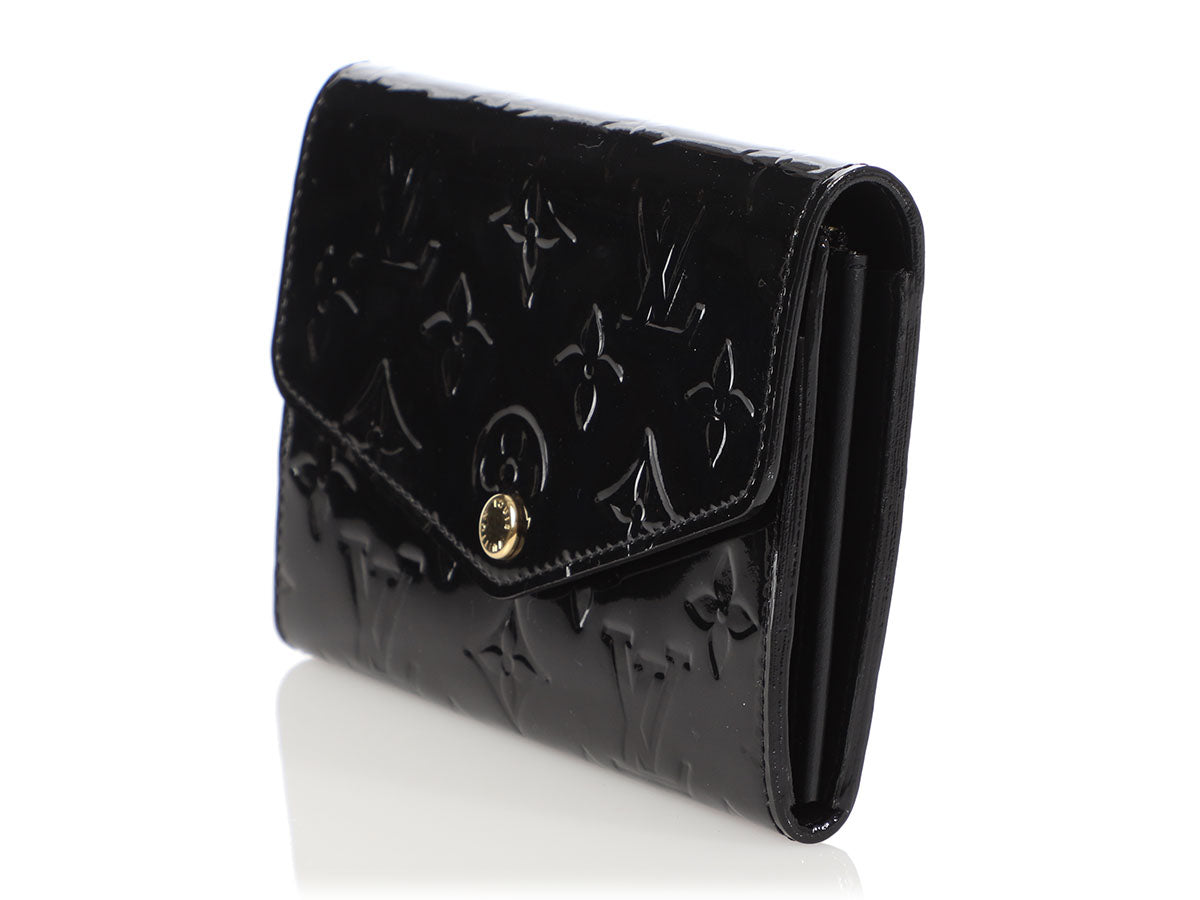 Louis Vuitton Black Monogram Empreinte Pont Neuf Compact Wallet