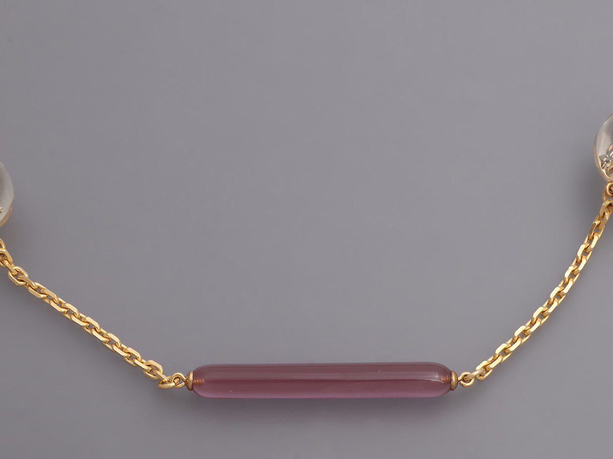 Louis Vuitton Sweet Charms Sautoir Necklace Gold LV Multi 