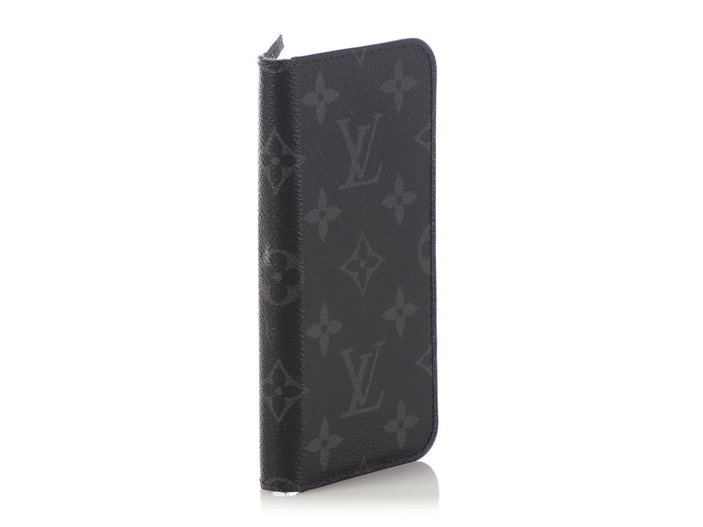 Louis Vuitton Monogram Eclipse iPhone Cell Folio